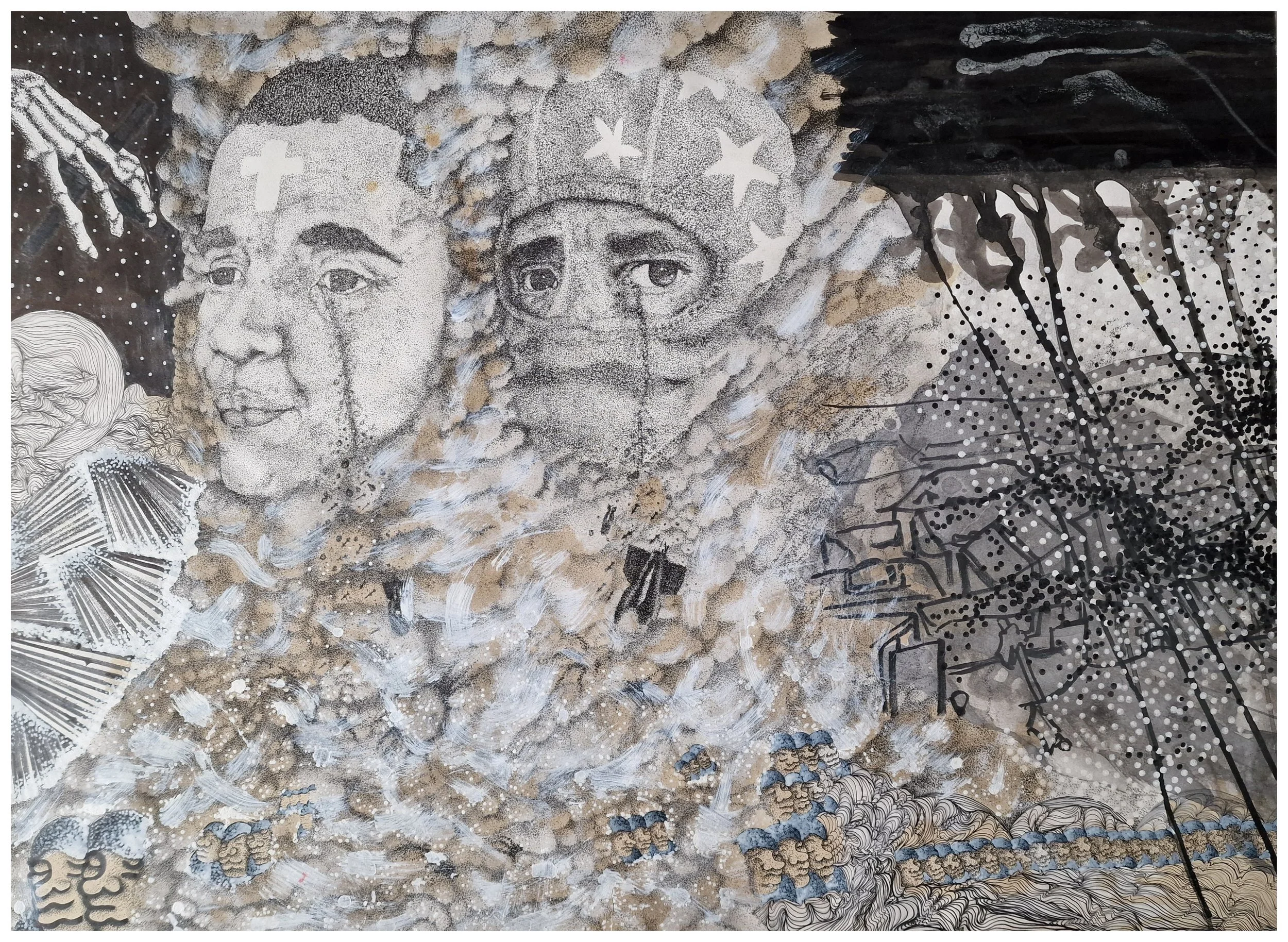 ---, Mixed Media, Deanio X, 2018.