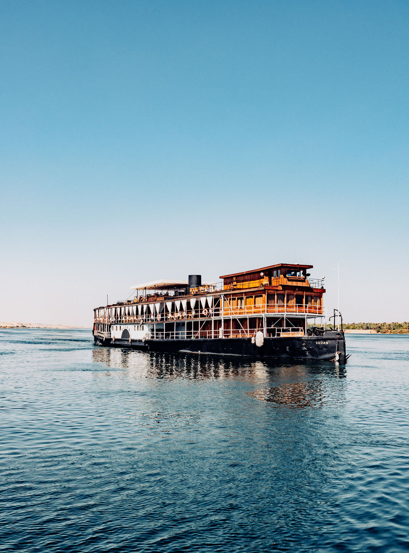  Steam Ship Sudan, Nile River, Egypt 