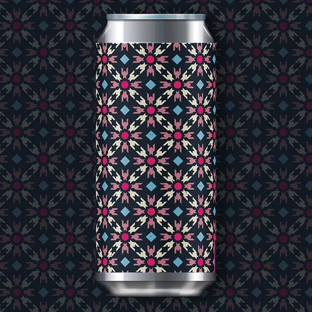 Thinking about getting some of these patterns made up as prints or something....they&rsquo;re starting to pile up.  #beerdesign #beerlabel #beerlabels #beerlabeldesign #labeldesign #packagingdesign #candesign #abstract #brewerybranding #beerbranding 