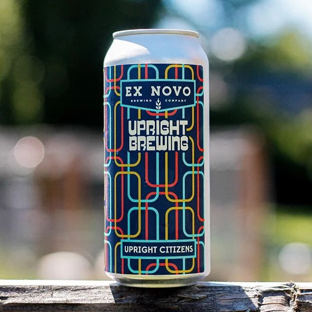 Another new one for Ex Novo, in collaboration with the amazing @uprightbrewing. &bull;

#beerdesign #beerlabel #beerlabels #beerlabeldesign #labeldesign #packagingdesign #candesign #abstract #brewerybranding #beerbranding #16ozcanvas #500ml #brandsto