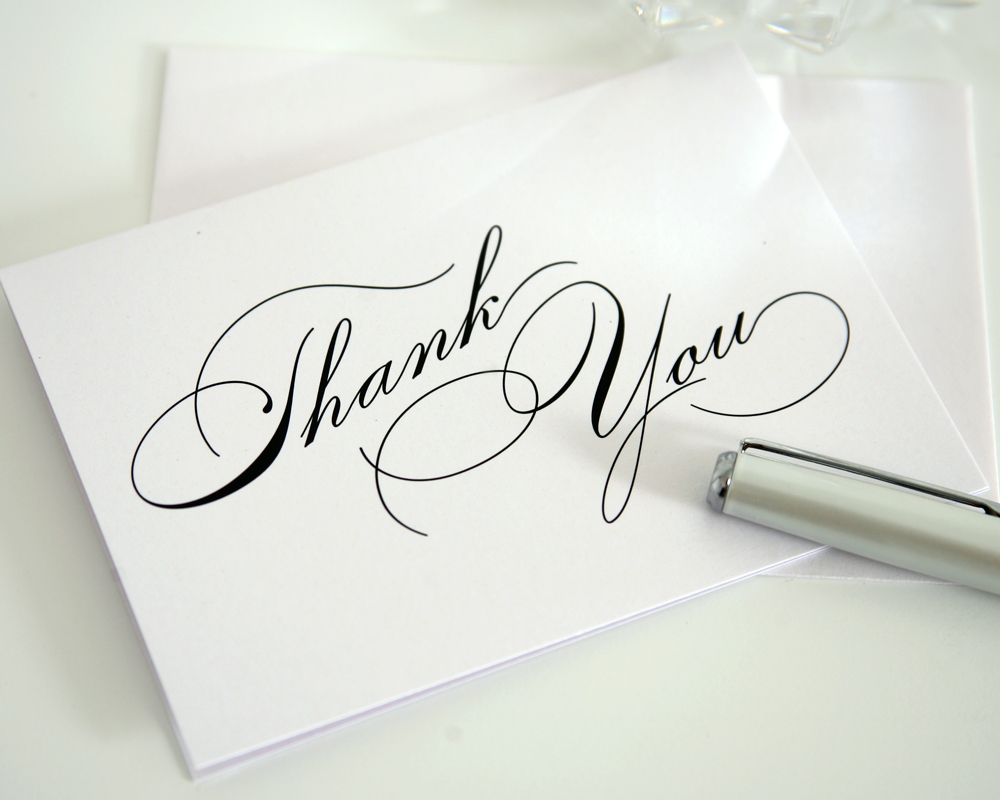 What Matters the Most Monday - Thank You Notes