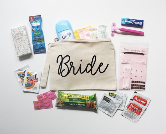 The ✨ ultimate ✨ wedding day emergency kit. #bridetobe #weddingtiktok