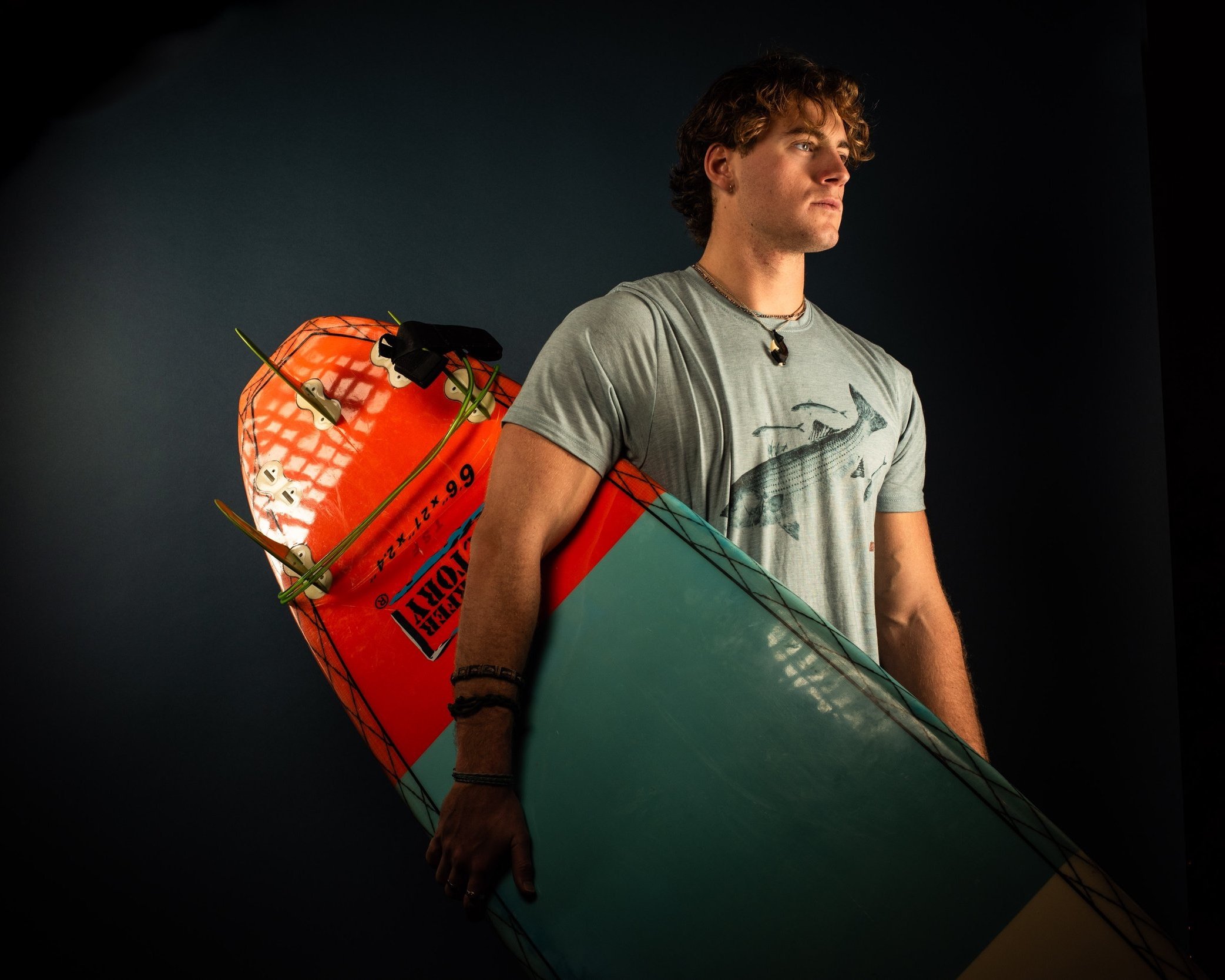 Liam Romer, surfer + expert fisherman