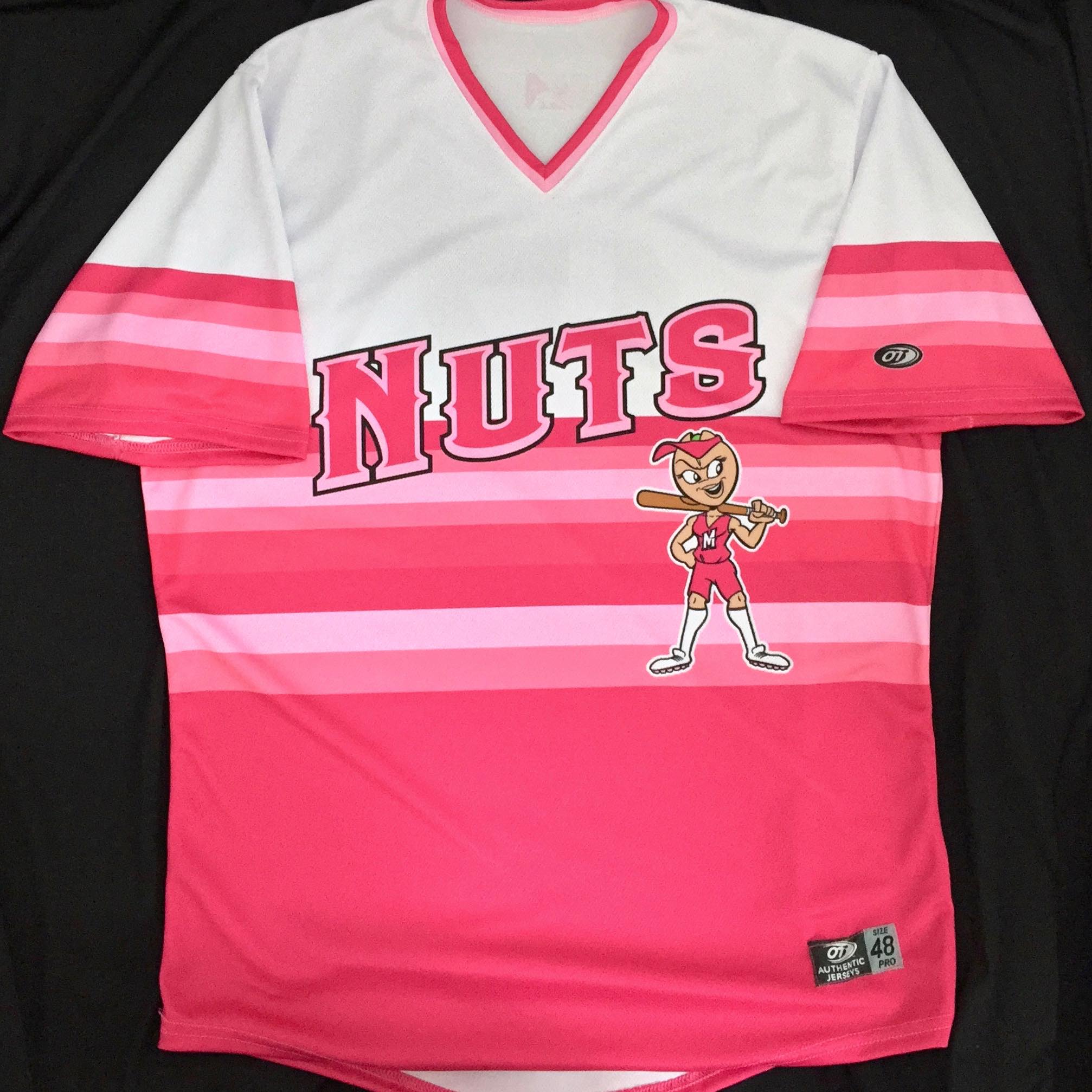 Salem Avalanche OT Sports Breast Cancer Pink Game Used Worn MILB Baseball  Jersey