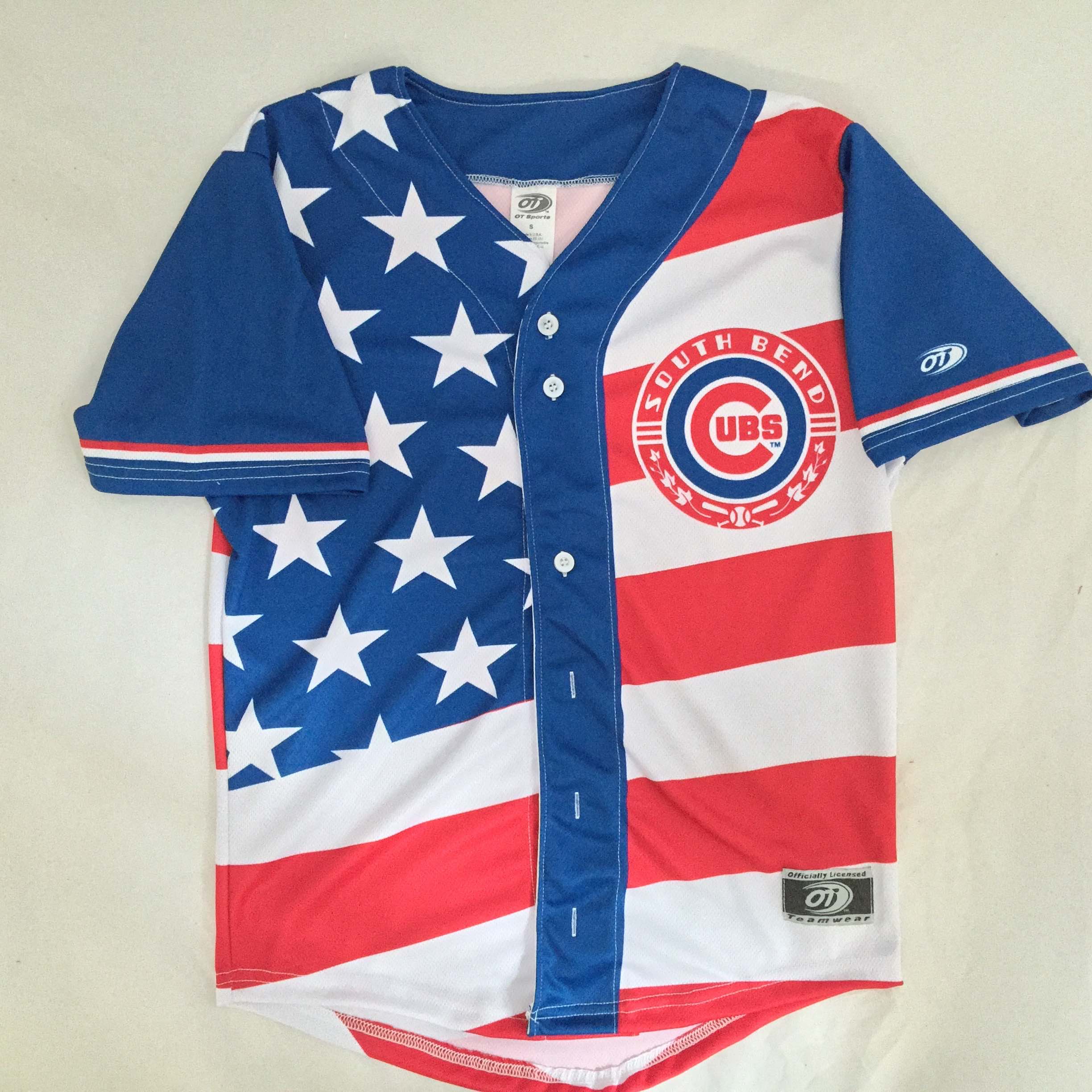 Fourth of July Weekend jersey: South Bend Cubs jersey — OT Sports