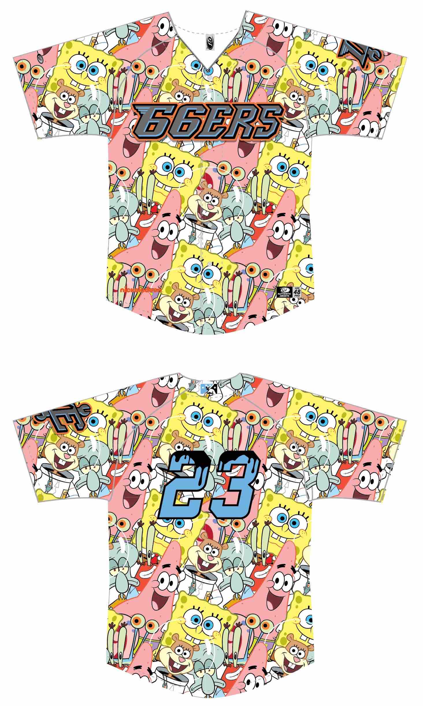 spongebob baseball jersey