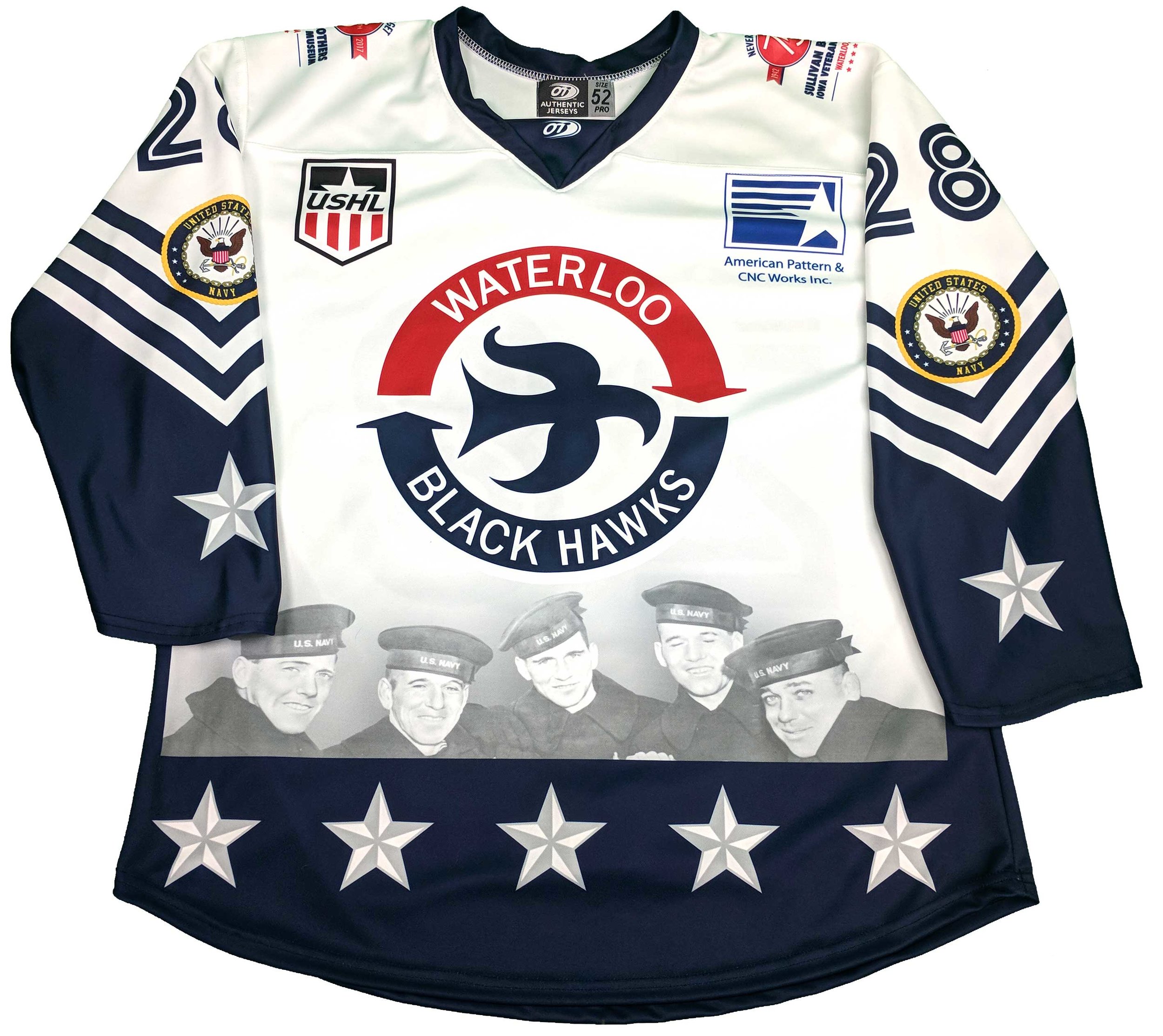 Waterloo Blackhawks: Pearl Harbor Anniversary jerseys — OT Sports
