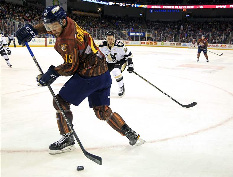 Toledo Walleye players dressing like Pink Power Rangers (Photos)