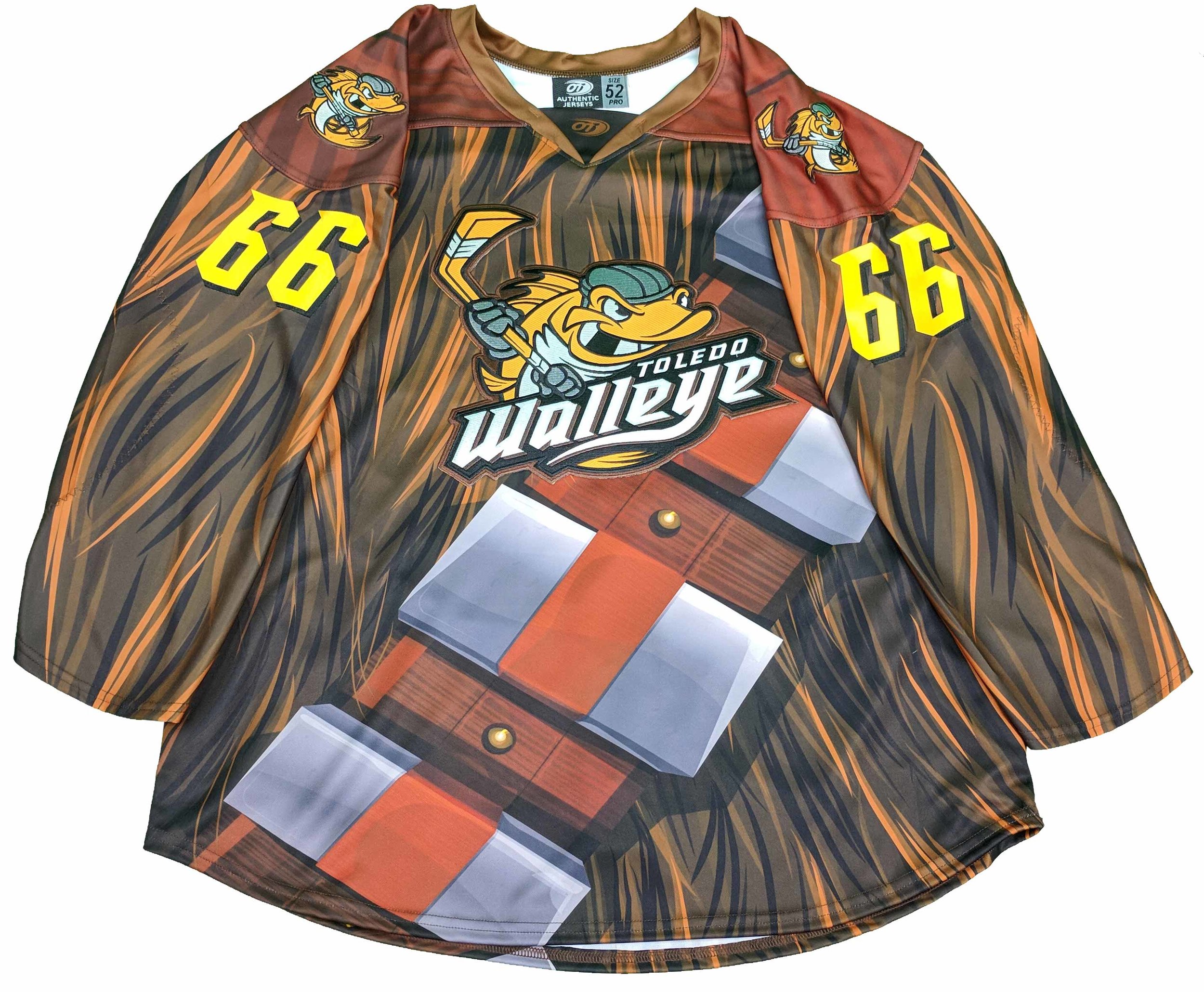 Toledo Walleye - Mix it up with Walleye baseball jerseys