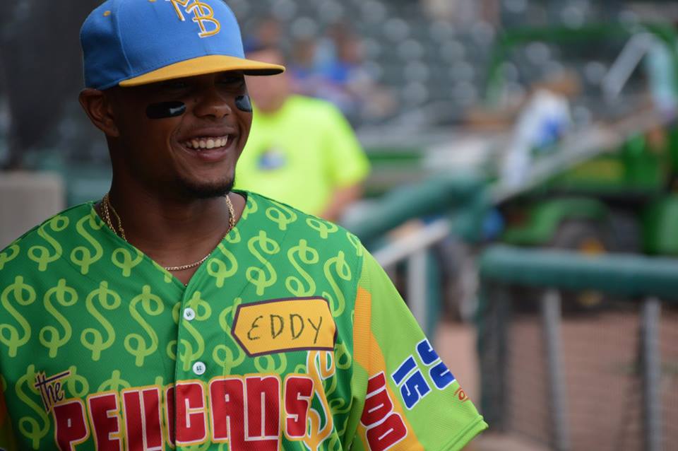 Myrtle Beach Pelicans Copa PELICANOS de Myrtle Beach OTSPORTS Replica Jersey SM / Add Name Only (add