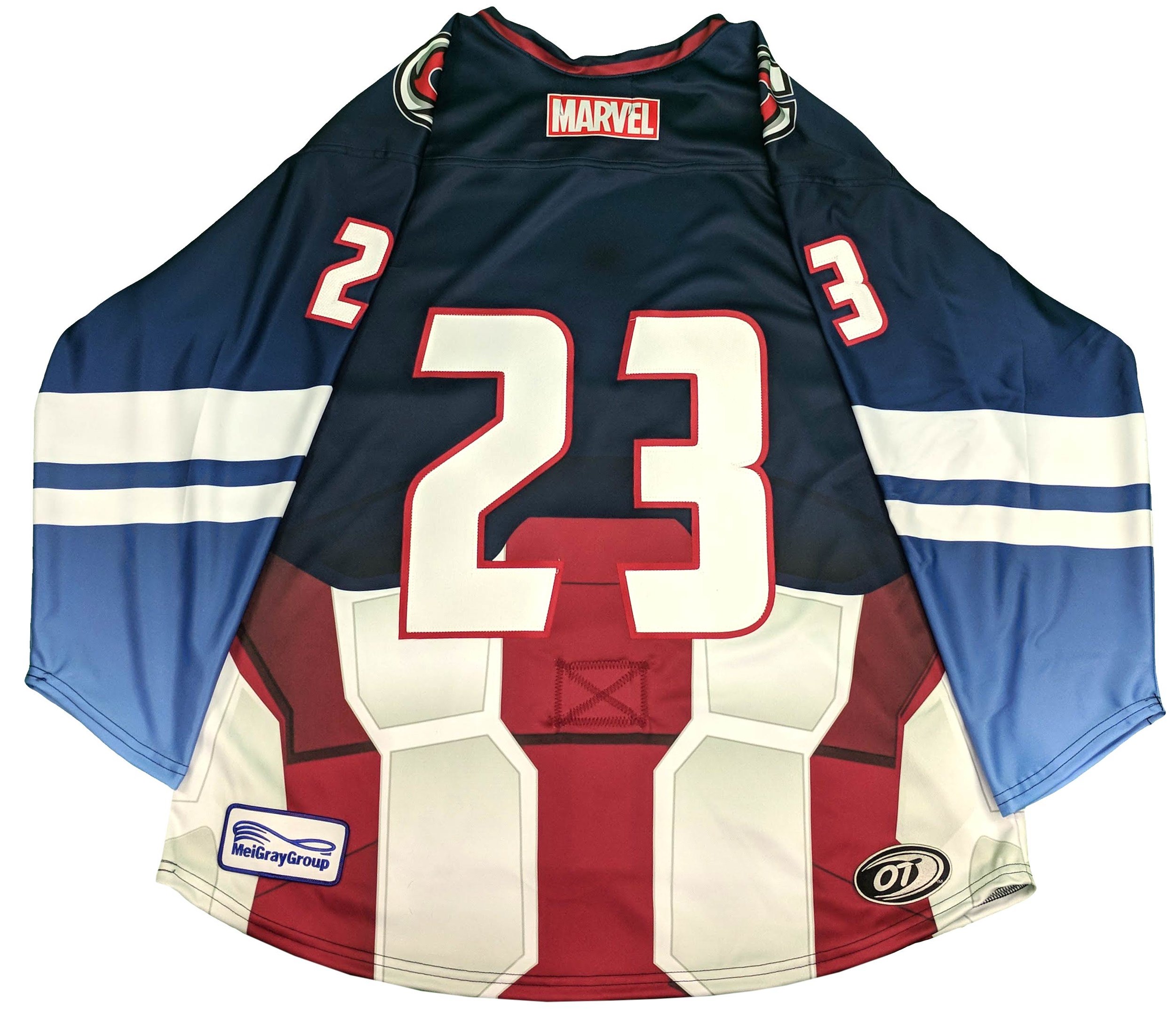 marvel hockey jersey
