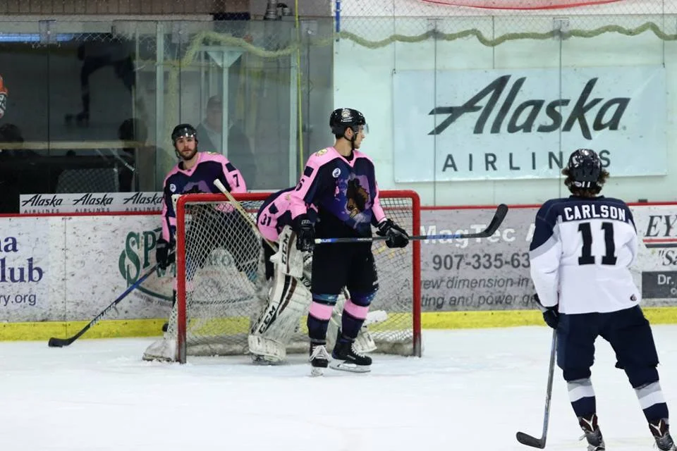 Kenai River Brown Bears: Breast Cancer Awareness jerseys
