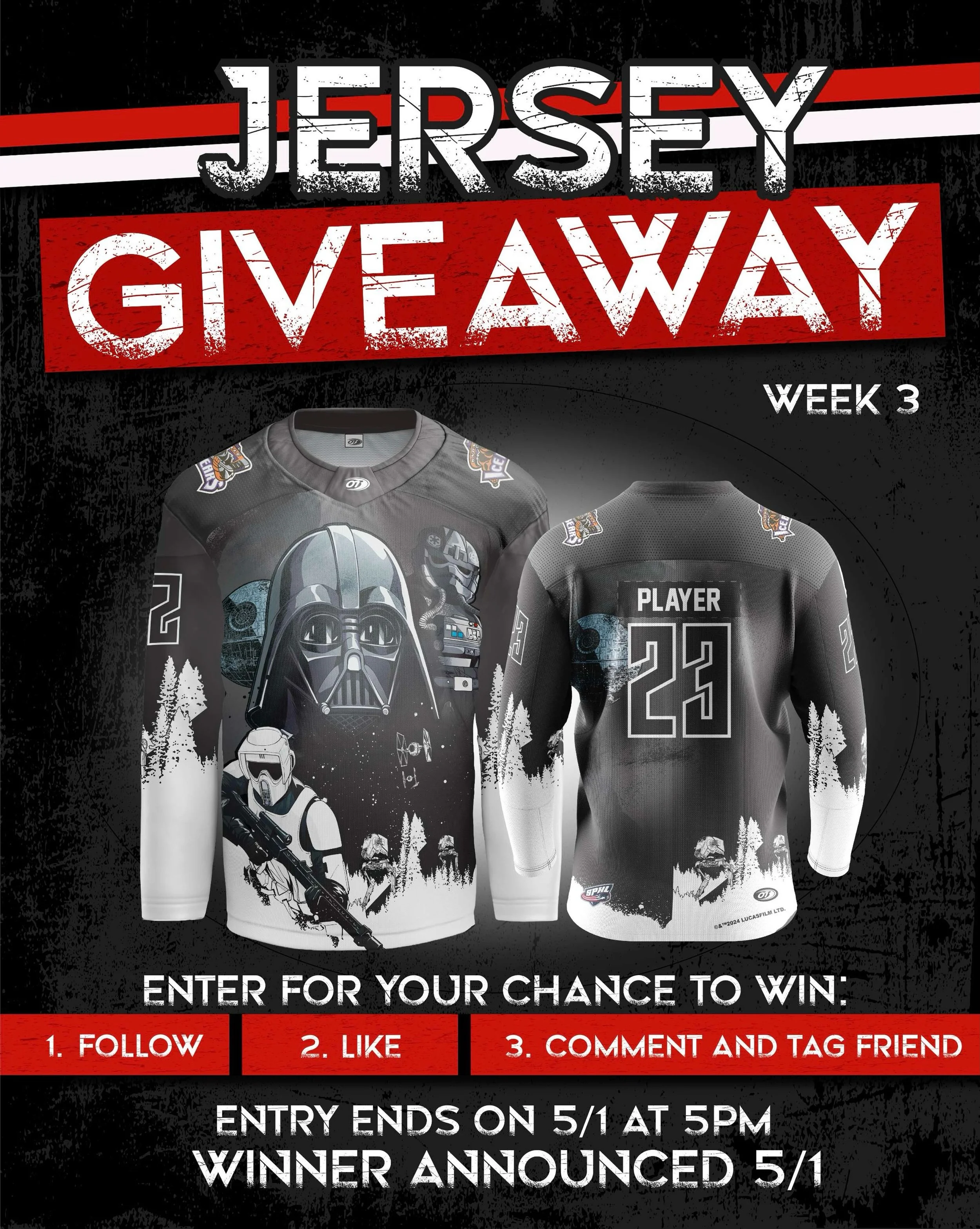 🔥 WEEK 3 GIVEAWAY
At this point if you&rsquo;re not entering&hellip; what are you doing

HOW TO ENTER:
&bull; Follow @otsports AND @knoxvilleicebears
&bull; Like the post
&bull; Tag a friend in the comments

⏳ Friday @ 5PM cutoff
🎟 Drawn 5:30PM
📩 
