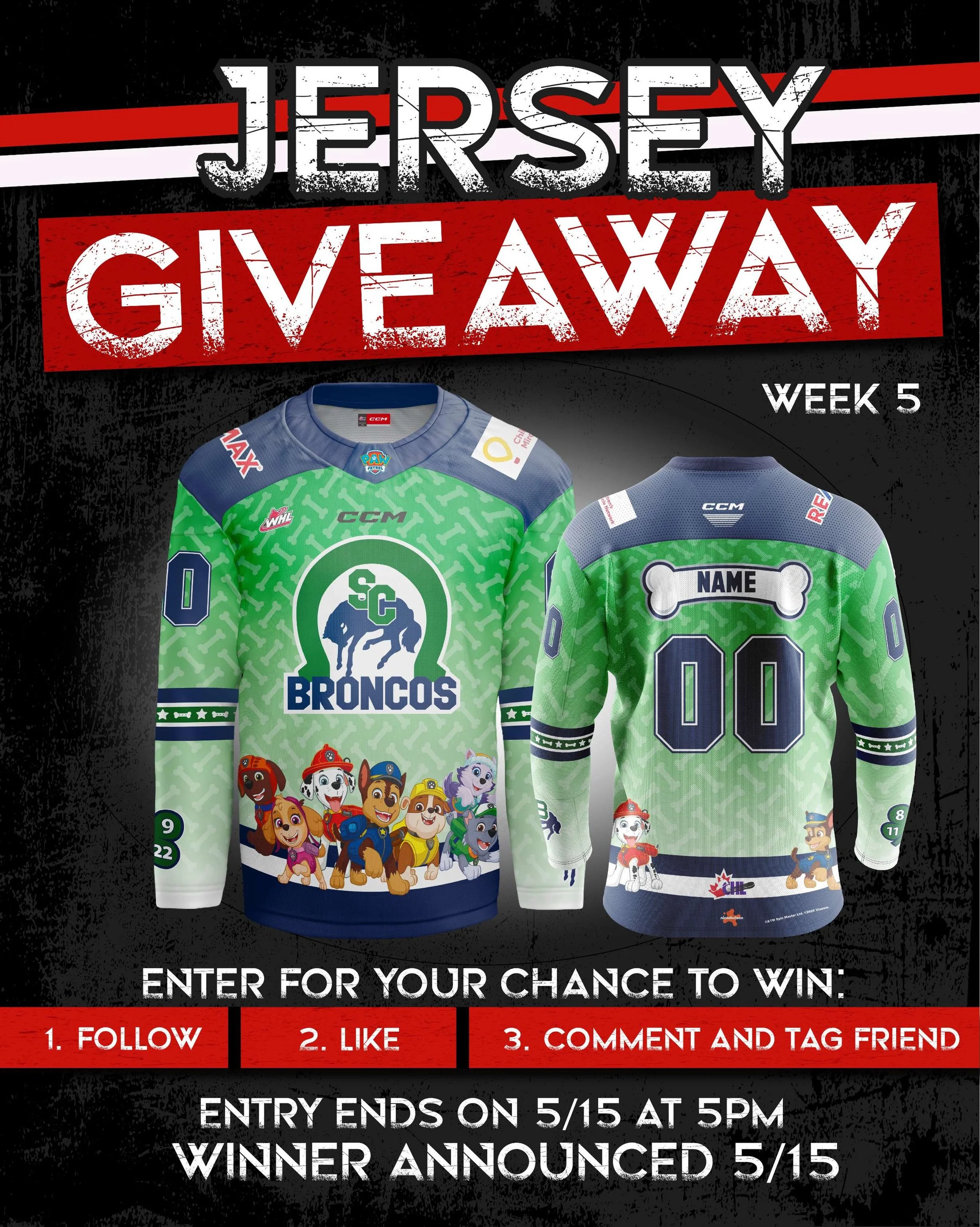 💥 WEEK 5 GIVEAWAY
We&rsquo;re officially in &ldquo;don&rsquo;t miss this one&rdquo; territory

HOW TO ENTER:
&bull; Follow @otsports AND @swiftcurrentbroncos 
&bull; Like this post
&bull; Tag a friend in comments

⏳ Closes Friday @ 5PM
🎟 Winner sel