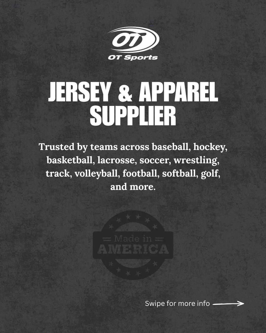 Our manufacturing facility in Burlington, North Carolina, USA employees around 100 employees to keep up with the demand from over 400 different teams apparel and jersey needs.
