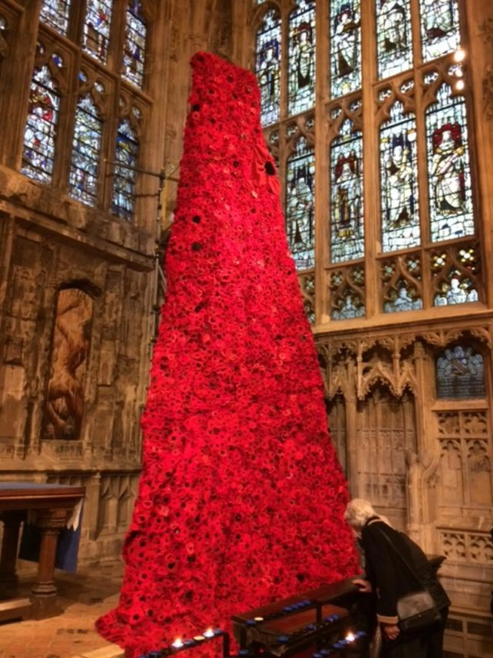 GCHQ ‘s waterfall of poppies
