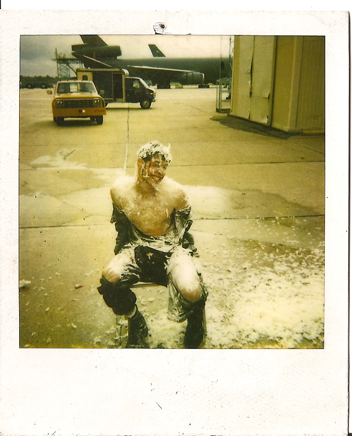 My last day in the military. Can you tell my colleagues were excited to get rid of me?