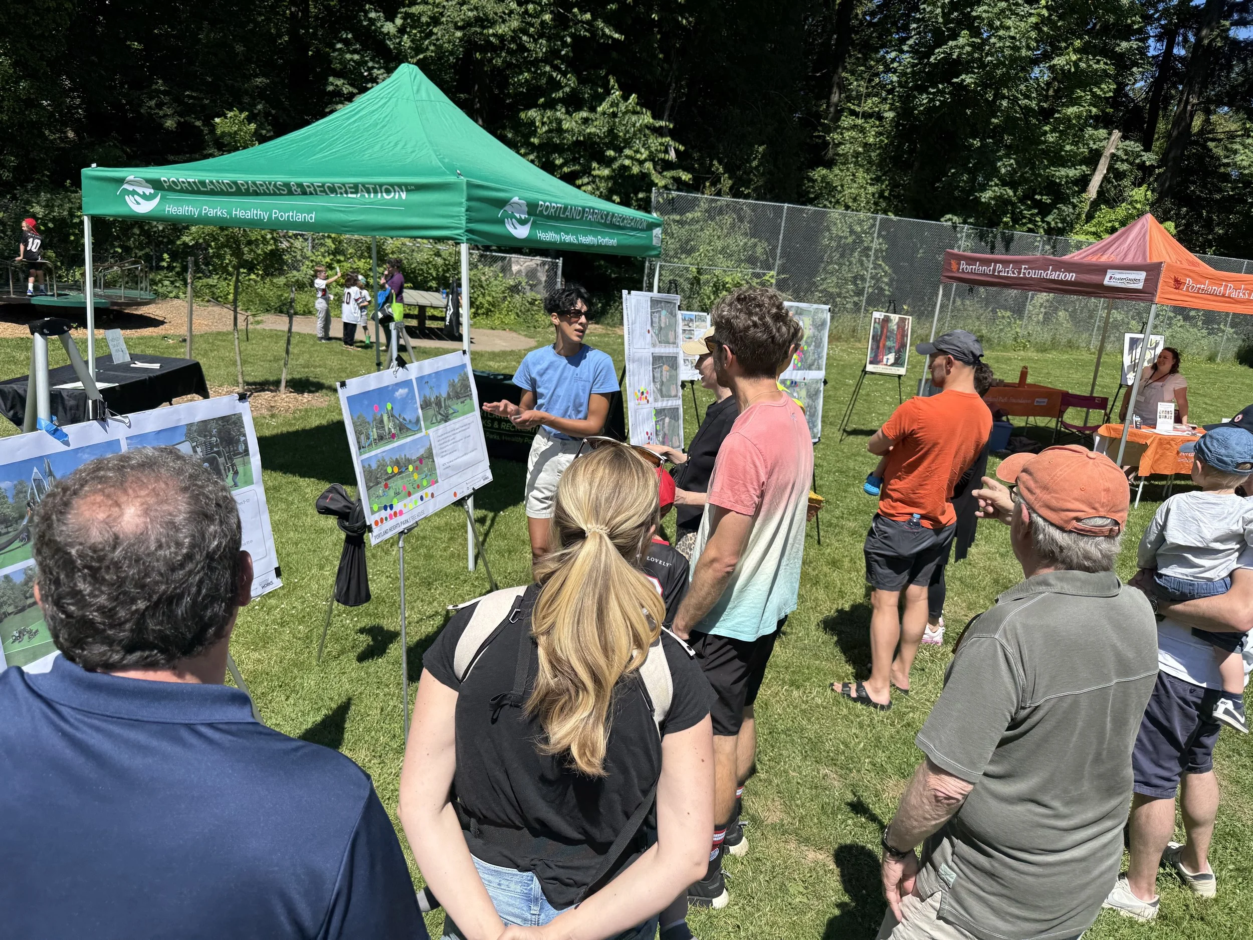 Playground Designs Unveiled at Portland Heights Park Play Day