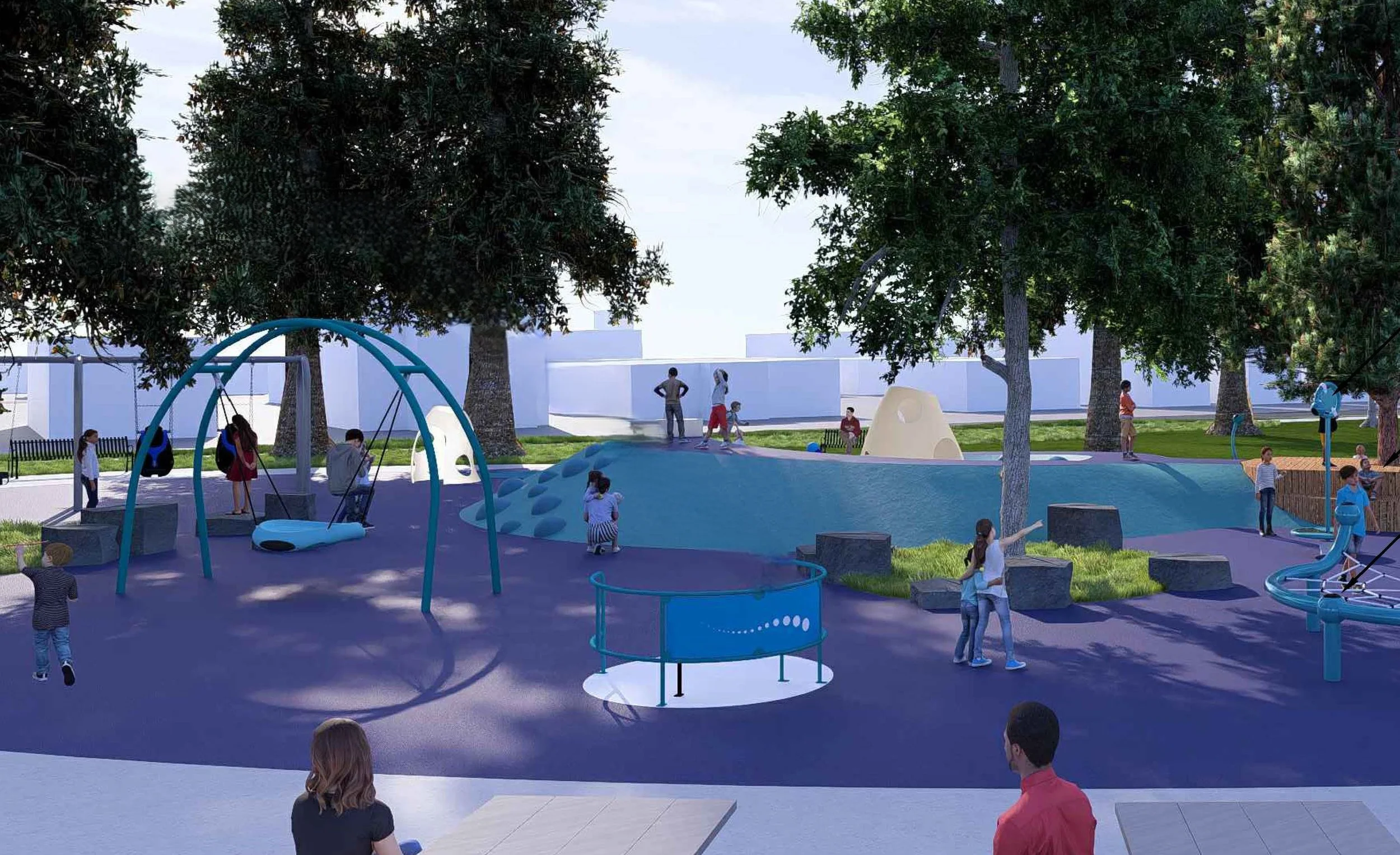 Future George Park Playground Rendering