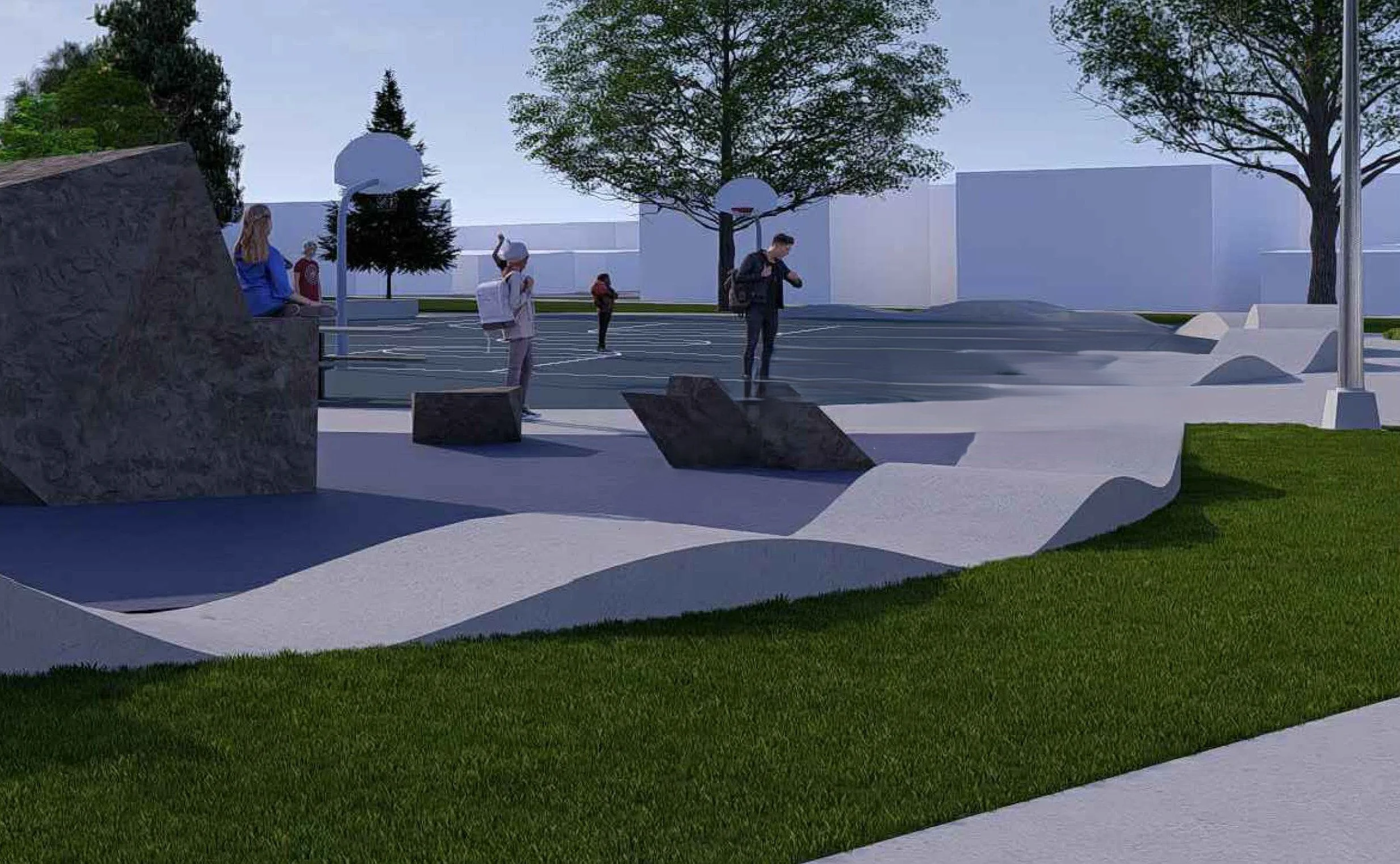 Future George Park Playground Rendering