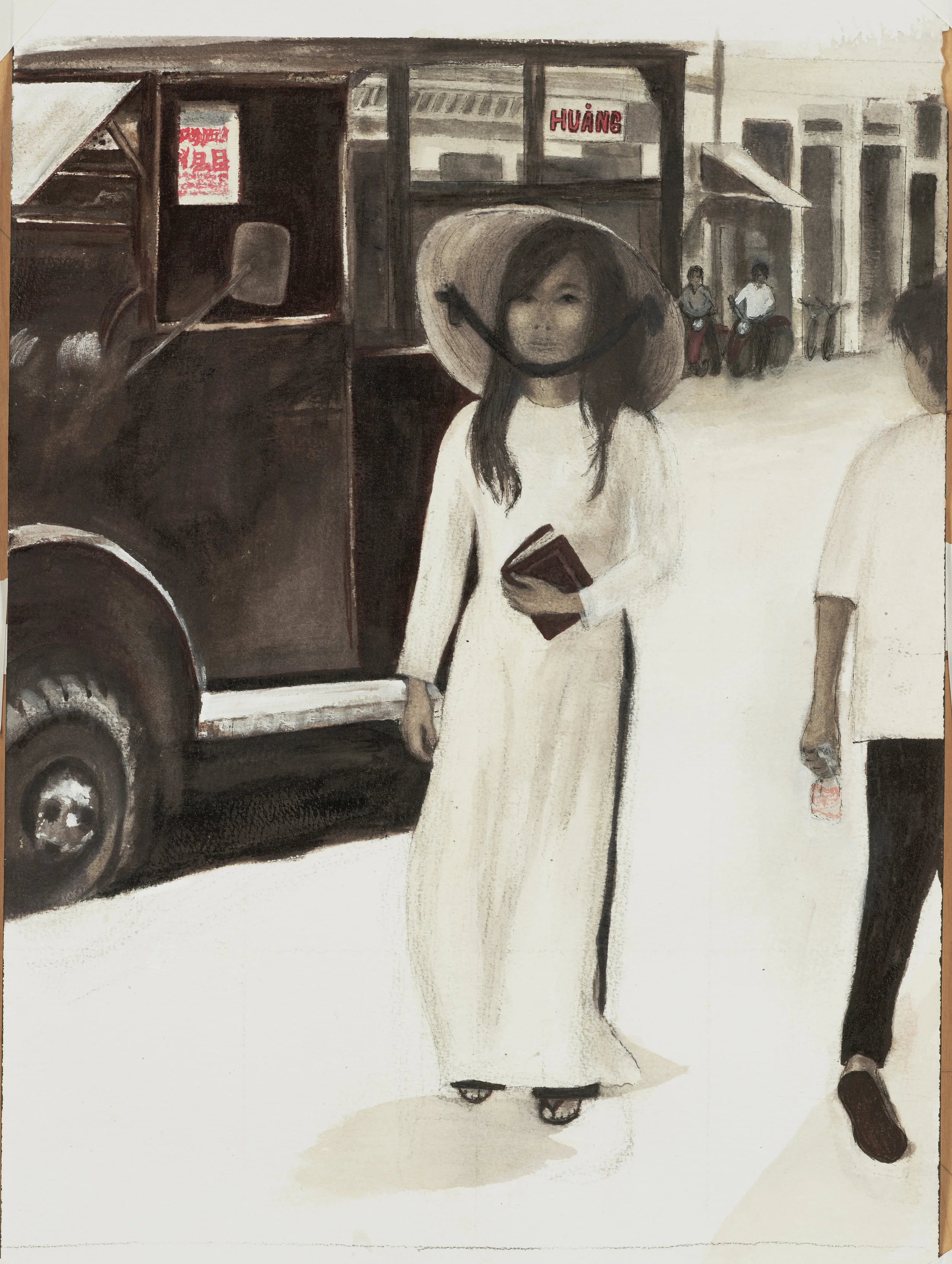 Vietnamese Woman NaTrang 14" x 18" - original $300