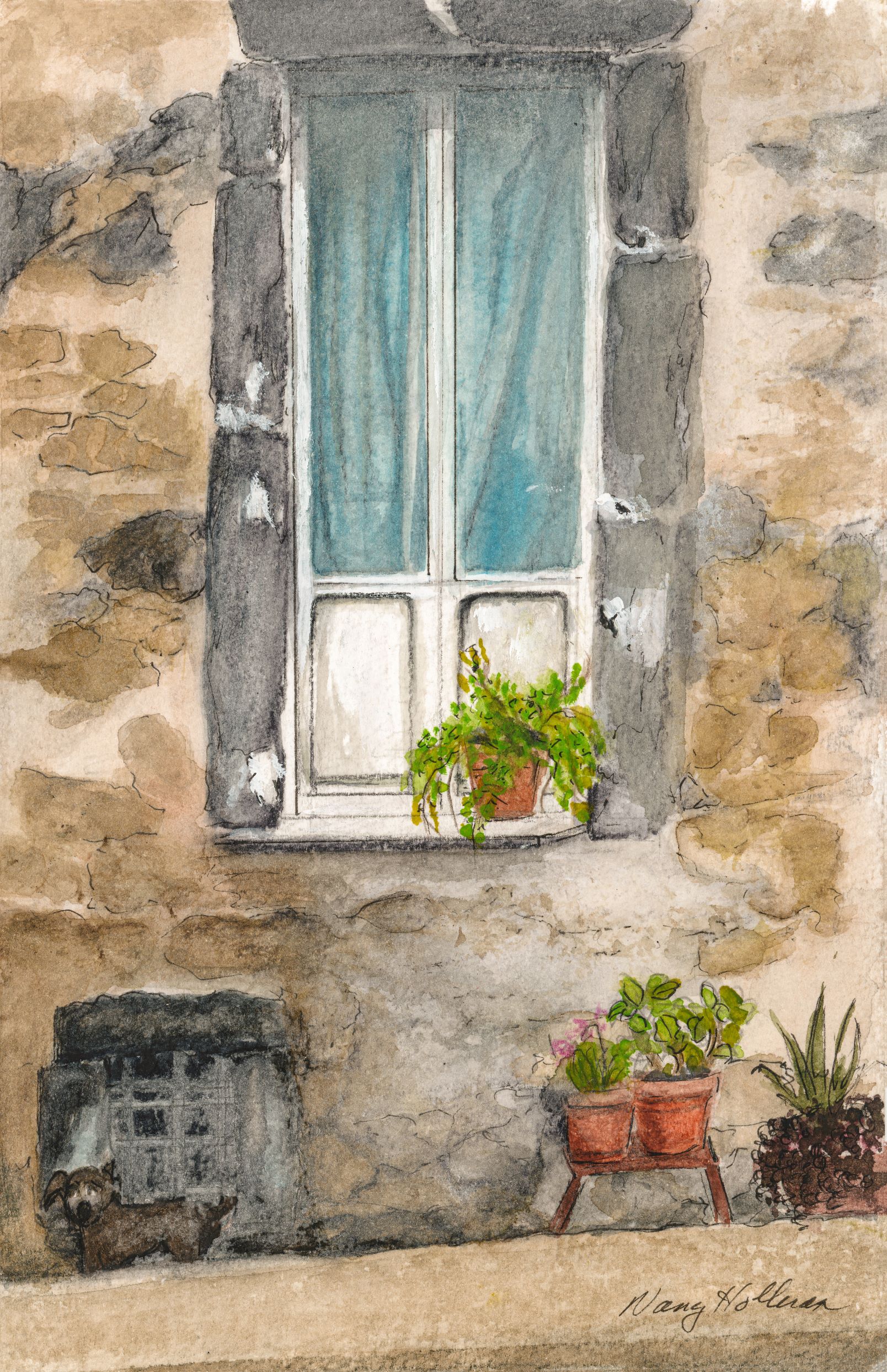Lake Bosenia Italy Medieval Window