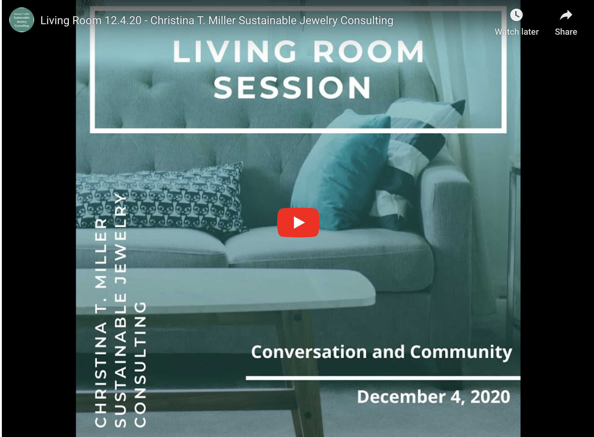 Dec. 4 Living Room Session Takeaways