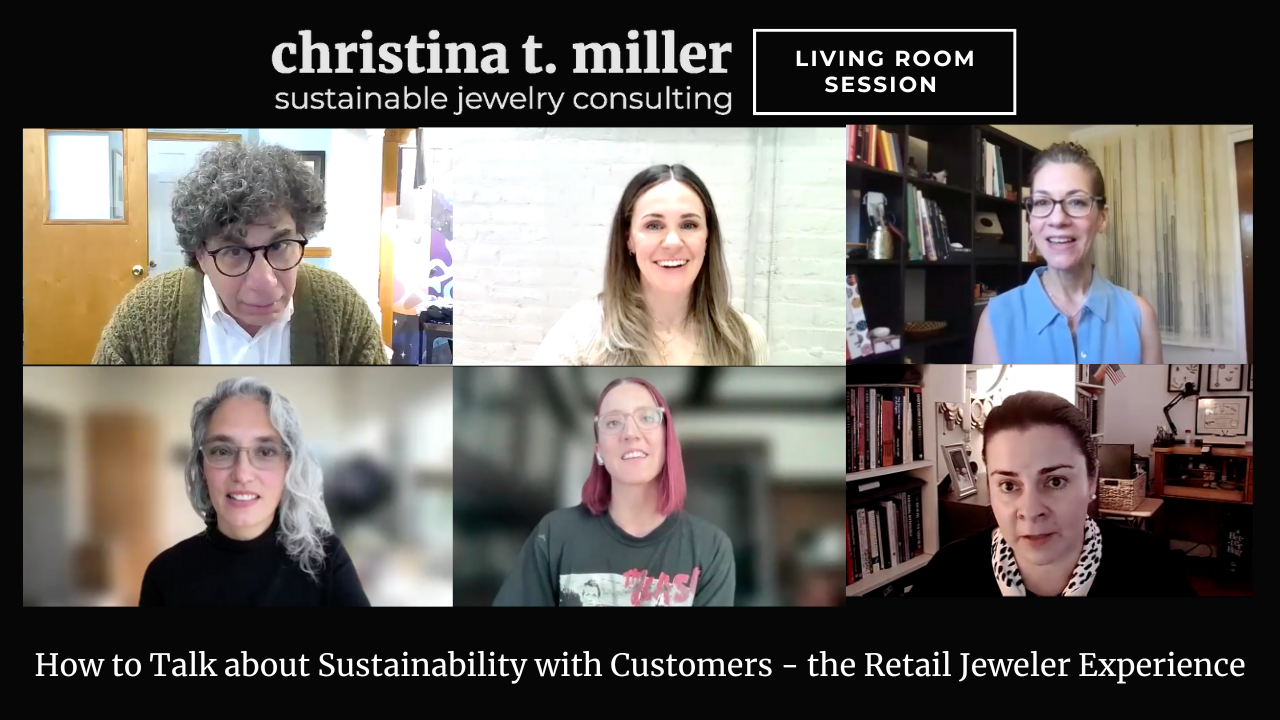 Living Room Session: How to Talk about Sustainability with Customers - the Retail Jeweler Experience