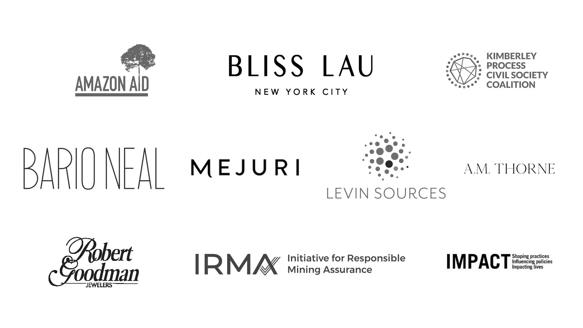 Portfolio of clients logos