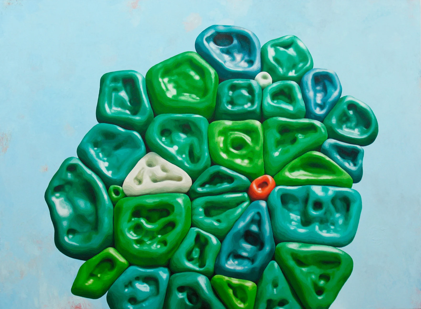 Untitled, 2007, oil on canvas, 77 x 120 inches
