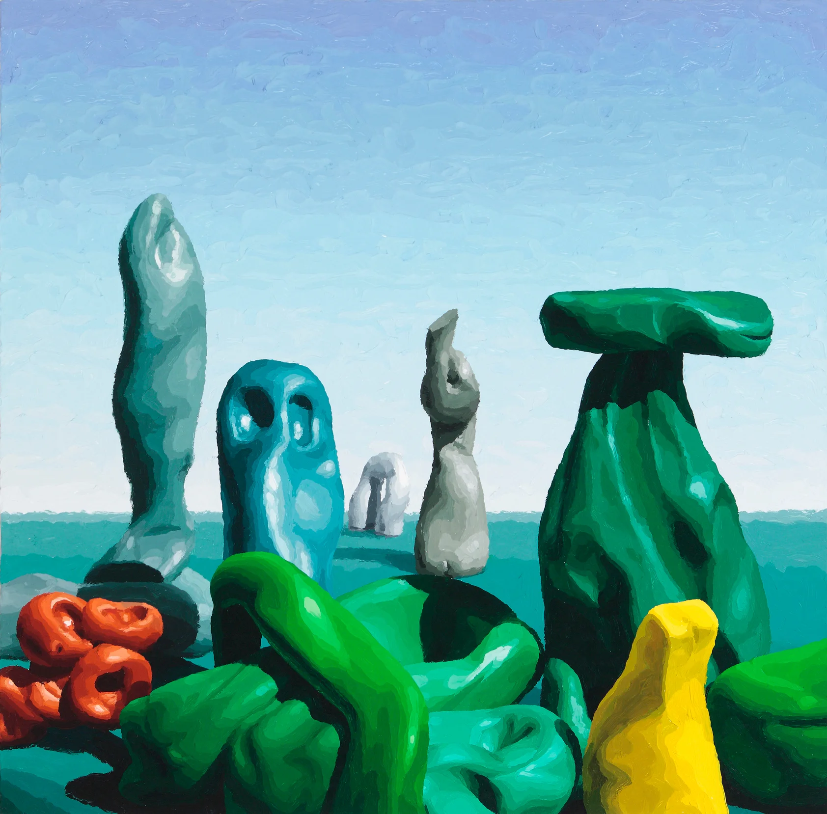 Untitled, 2011, oil on canvas, 24 x 24 inches