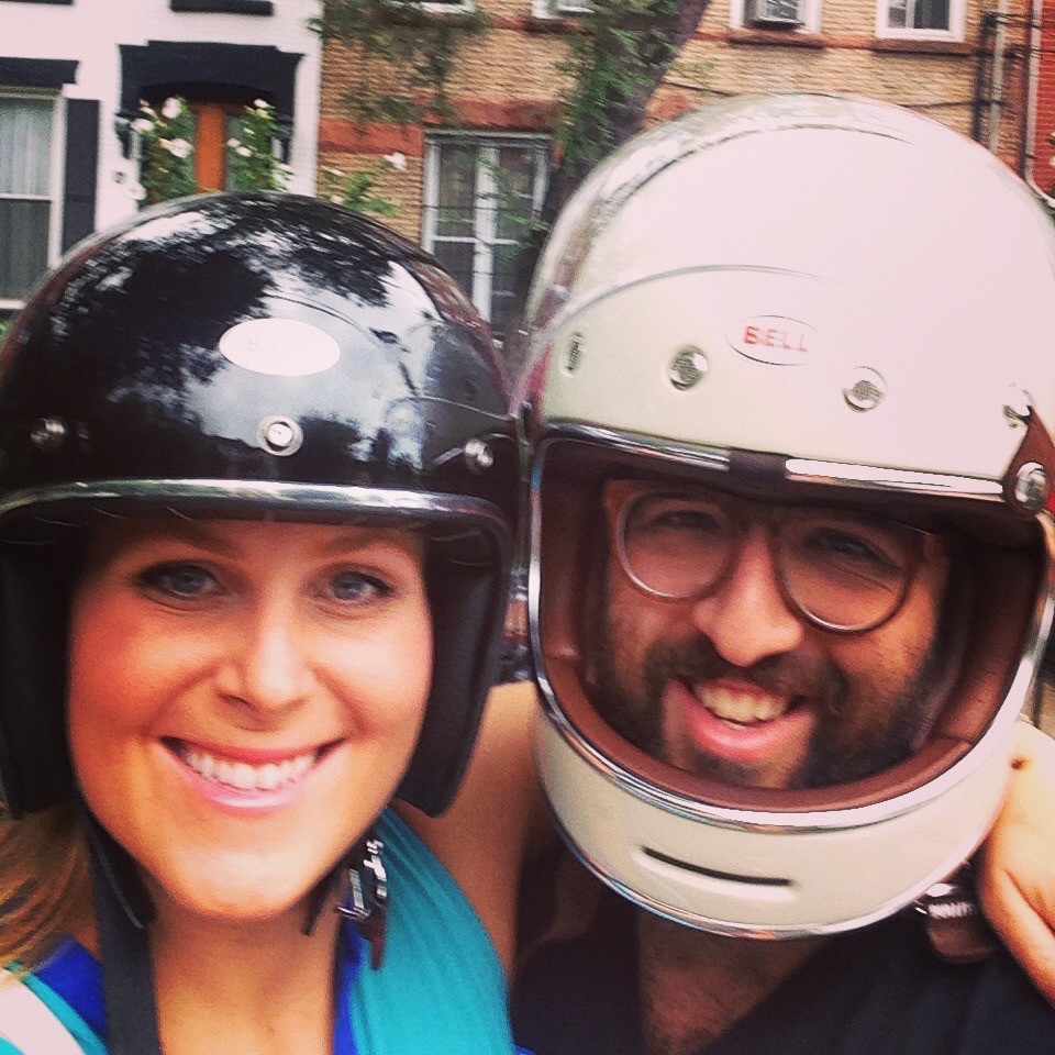 Soon enough, we were living together and riding Alex's Vespa all over Brooklyn...