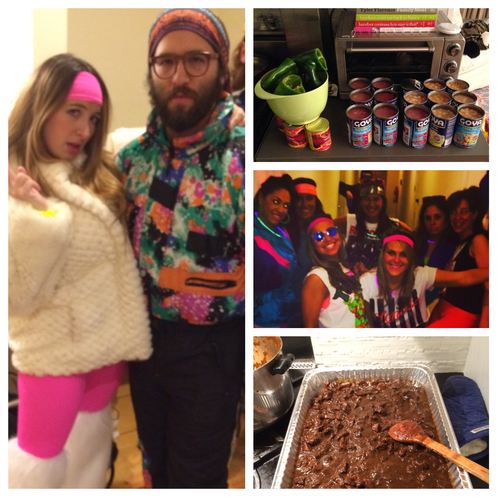But it all started with a chili cook-off at Camp No Counselors. Alex made an authentic Texas chili with no beans or tomatoes. Ali made a vegetarian chili consisting only of beans and tomatoes.