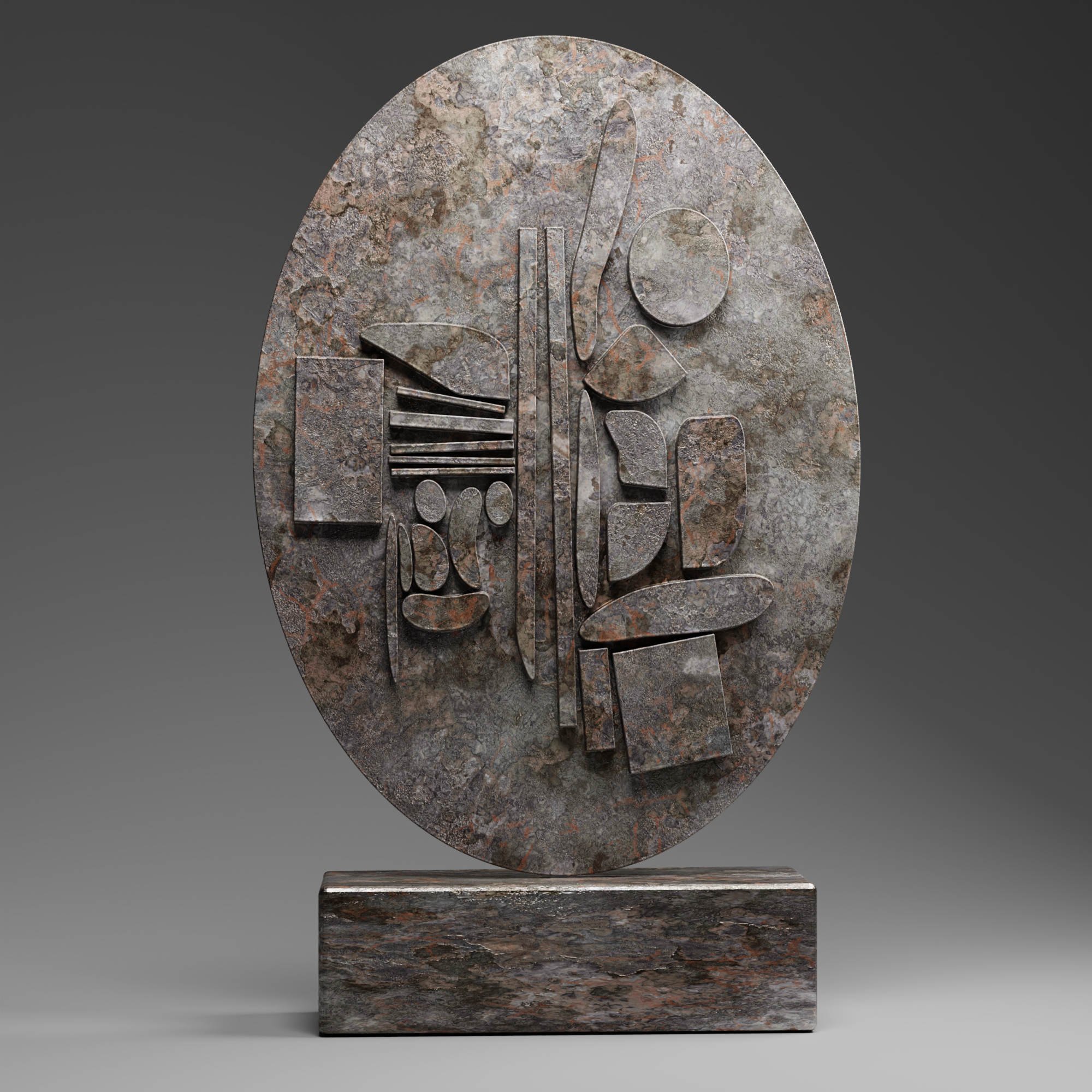 Ovoid Intersection / Ref 64 / Jack Eagan Sculpture — Jack