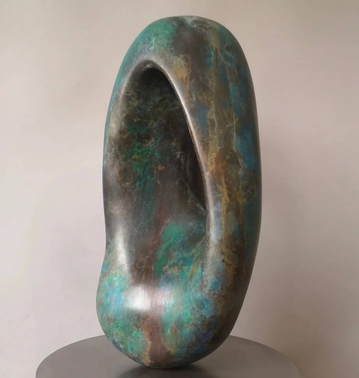 Single-Edition Bronze : Truly unique sculpture, handcrafted for the interiors and exteriors of tomorrow. / Handmade in the UK 

Title - Ovoid
Edition - Unique Work
Material - Bronze 
Finish - Bespoke Patina 
Base - Bronze
Finish - Patina

Commission 