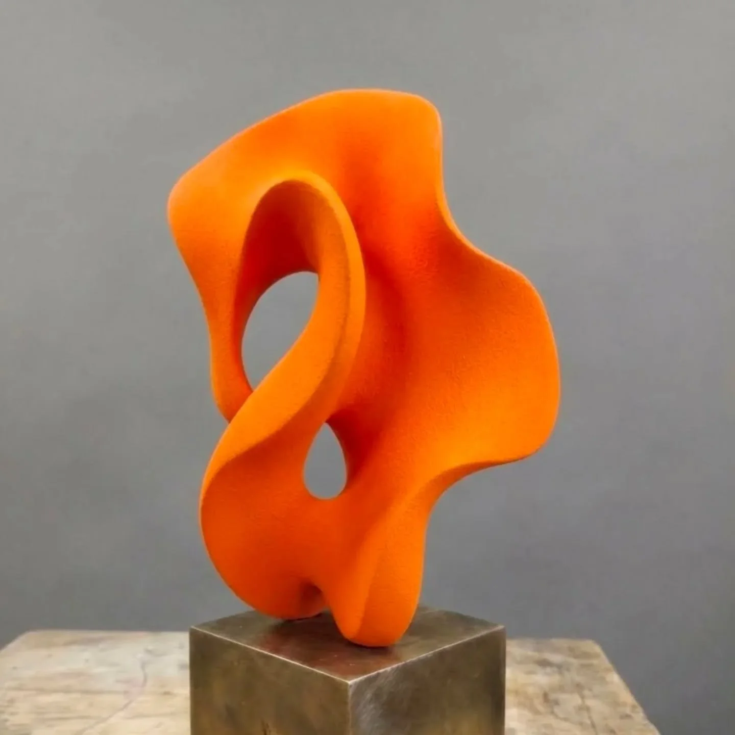 Title - UNTITLED 
Edition - 1/1 Studio Original
Material - Bronze
Finish - Chromium Yellow Patina 
Base - Bronze
Finish - Patina

Single-Edition Bronze : Unique sculptures, handcrafted for the interiors and exteriors of tomorrow.  Handmade in the UK 