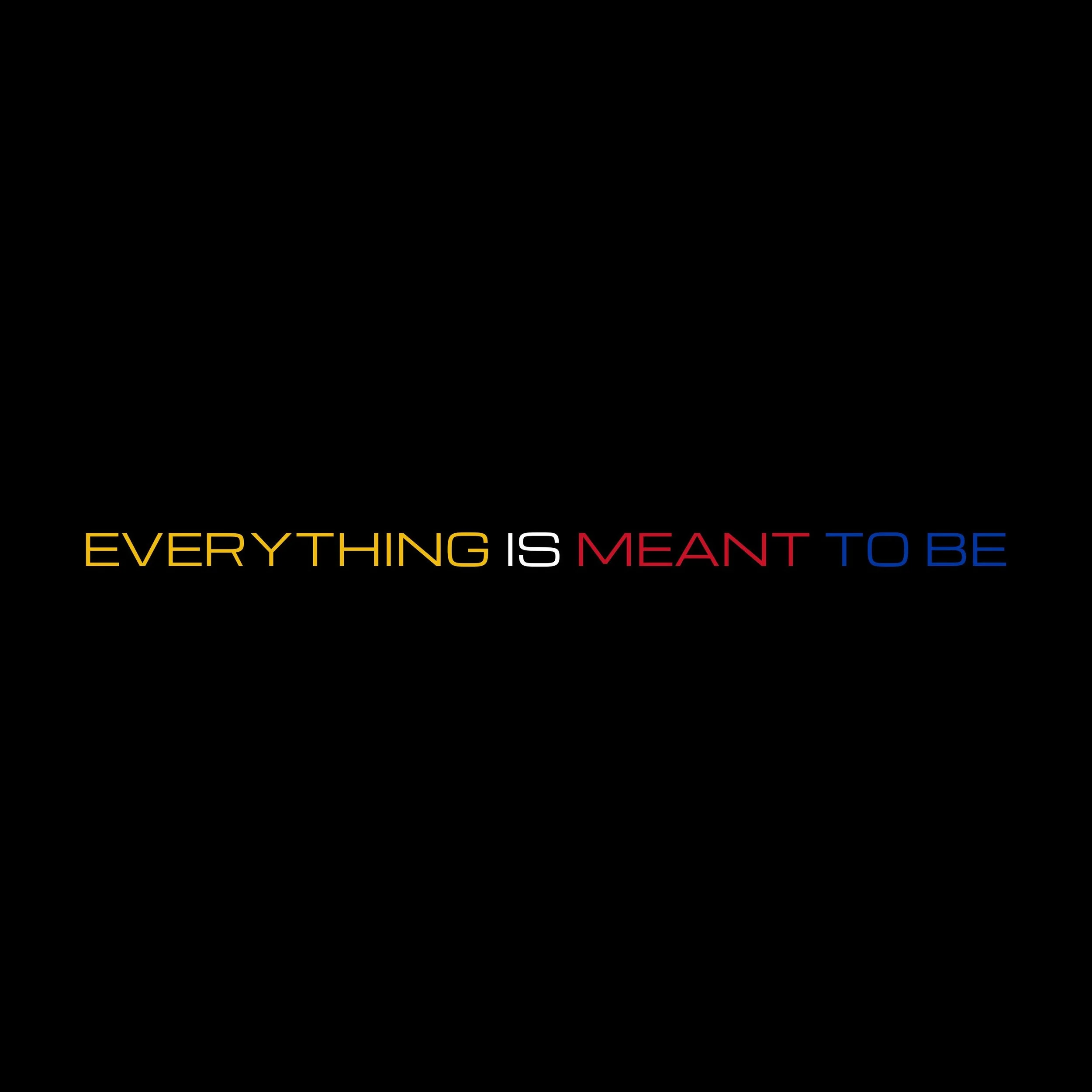 Everything Is Meant To Be