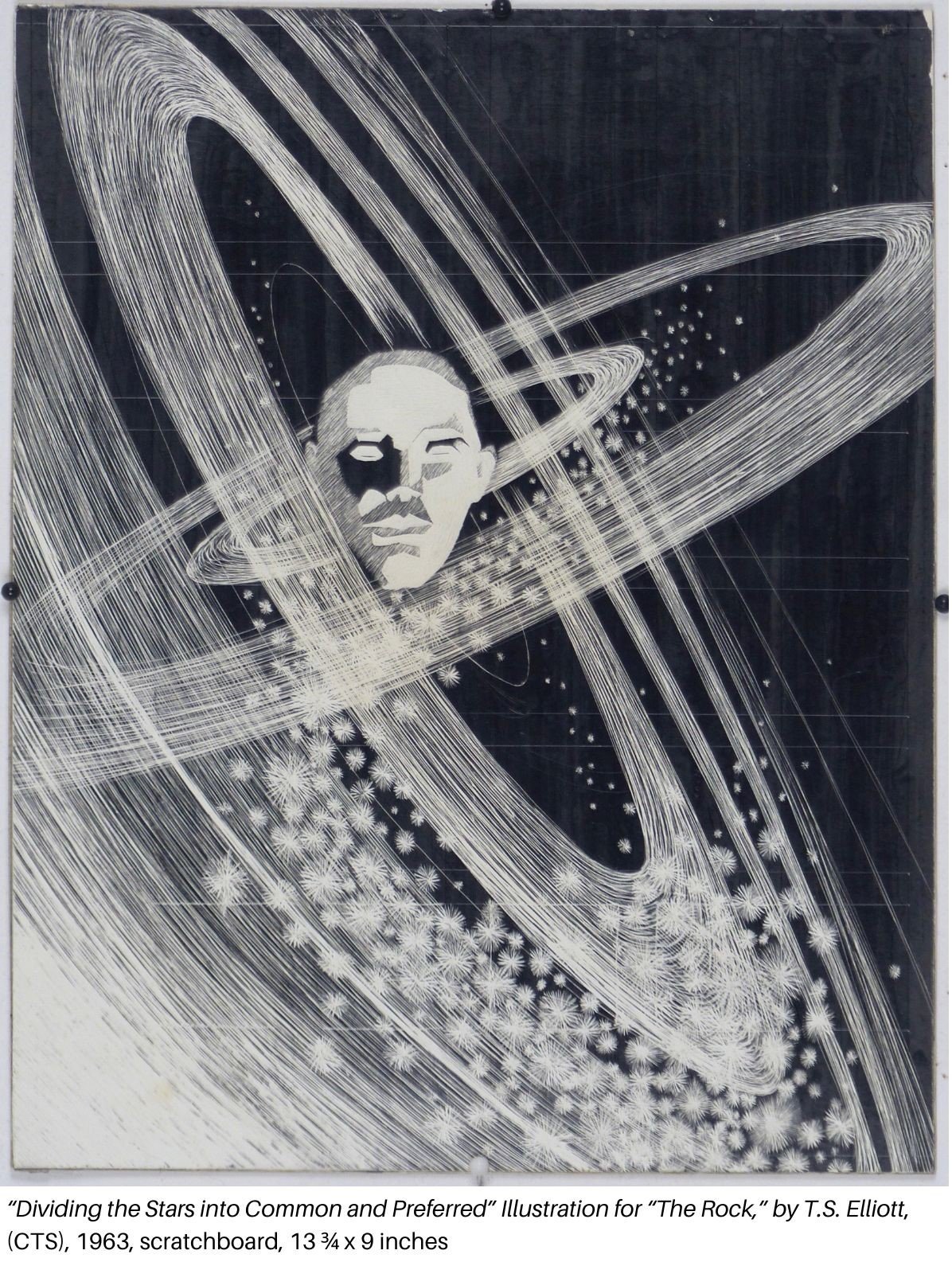 “Dividing the Stars into Common and Preferred” Illustration for “The Rock,” by T.S. Elliott