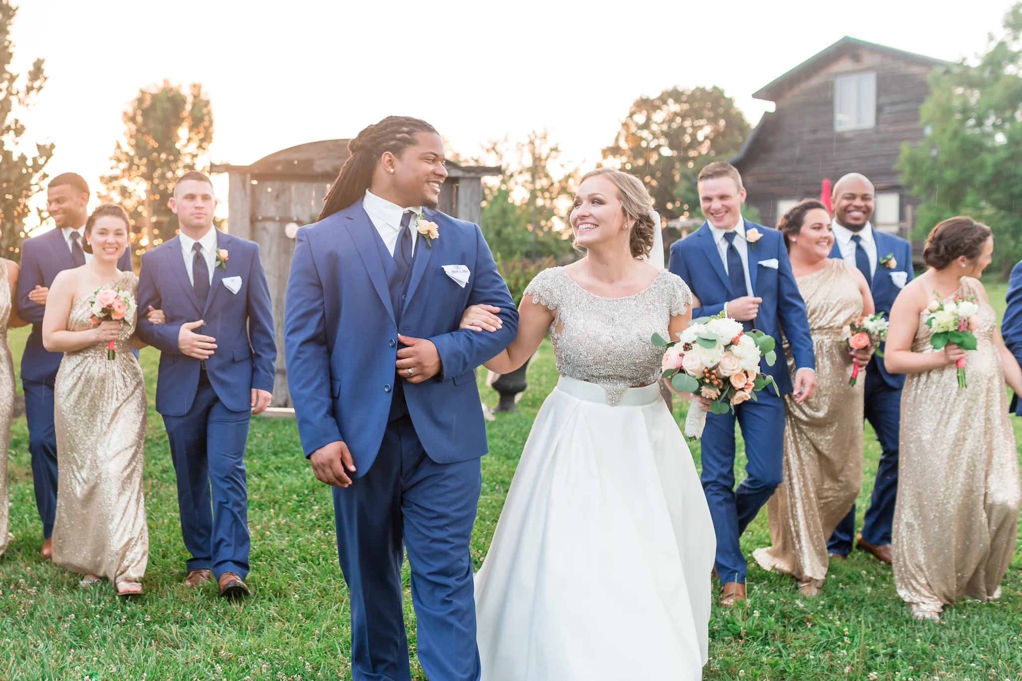 Oh, this wedding… there are so many things that I will always remember about this day. Quinten and Kaelan were both in the bridal party of a wedding I shot in 2016, so it was extra sweet to be able to see them and all their friends again for their wedding day. Quinten and Kaelan have to be one of the happiest and most in-love couples I have ever had the joy of shooting, and I'm confident you will understand what I mean when you look through these pictures. Kaelan thought about so many details when planning this wedding, even the sweetest personal touches for her dad (she is definitely a daddy's girl). Their ceremony was one of the most emotional, sweetest, and beautiful ceremonies I have ever witnessed, and their reception was SO fun! Quinten and Kaelan, I love you both and am so thankful I had the opportunity to capture your love for each other and for Jesus. Also, a fun little surprise is that these two are expecting their first child, a sweet baby boy, later this year. I can’t wait to watch you all go through this next milestone in life with grace and joy and love! Kaelan's favorite memory from the wedding day was the moment she first saw Quinten's face when she walked down the aisle. She said, "I can't even put into words all of what my heart was feeling right then. We've been through so much together that in that moment, it was just like something came over the both of us... like we made it. It was something from a storybook. Like a happy ending to one story or chapter, but the beginning of a story even more beautiful. I had always known that he was the one. But in that moment, I knew more than ever...." Don't worry- everyone was also crying, including me. It was the sweetest processional ever. P.S. Look for the rainbow picture, I have a story to tell you all about it :)