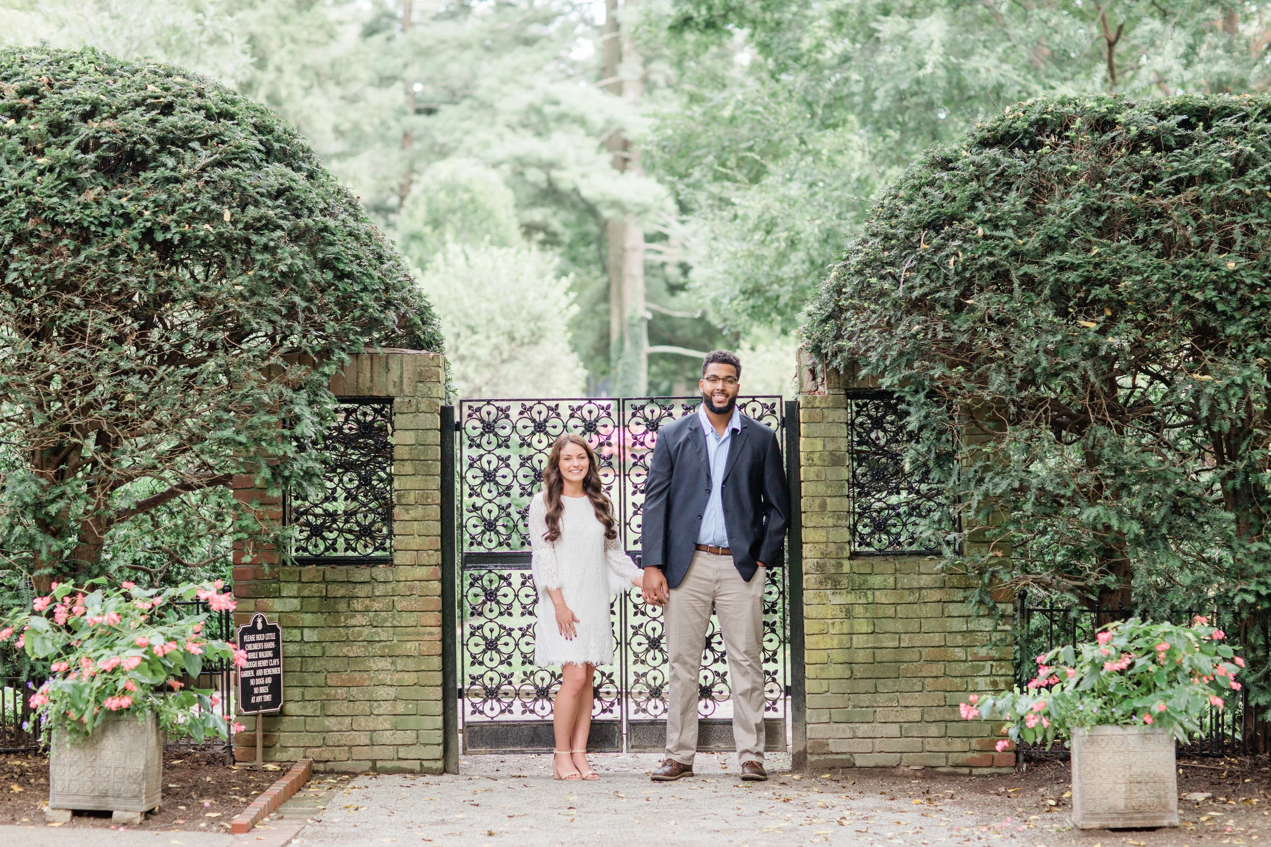 Justin and Morgan first met each other in their freshman communication class at EKU. Justin would ask Morgan for gum every morning and then throw the wrapper at her and act like he didn’t do it. Morgan says, “his flirting game was a little weak, but I fell for it.” They continued to be friends and would have study dates in the library that later lead to real dates. Morgan loves to tell the story of how Justin proposed. He arranged for all their friends and family to come to Georgia (where Justin is from) to his God father’s lake house. They were “supposed” to be going on a date night, but just so happened to stop by the lake house to see his God father. The boat dock was decorated and had a chair. Morgan sat in the chair and Justin got down on one knee. Morgan says she honestly doesn’t remember what Justin said because she was in another world. But she said YES and then their family and friends came out on the upper deck of the house to celebrate! Morgan had told Justin it would be so cool to have both their families and friends in the same place to celebrate our engagement, and he made it happen. I hope you all love this sweet engagement session. Their wedding will be on the blog soon.