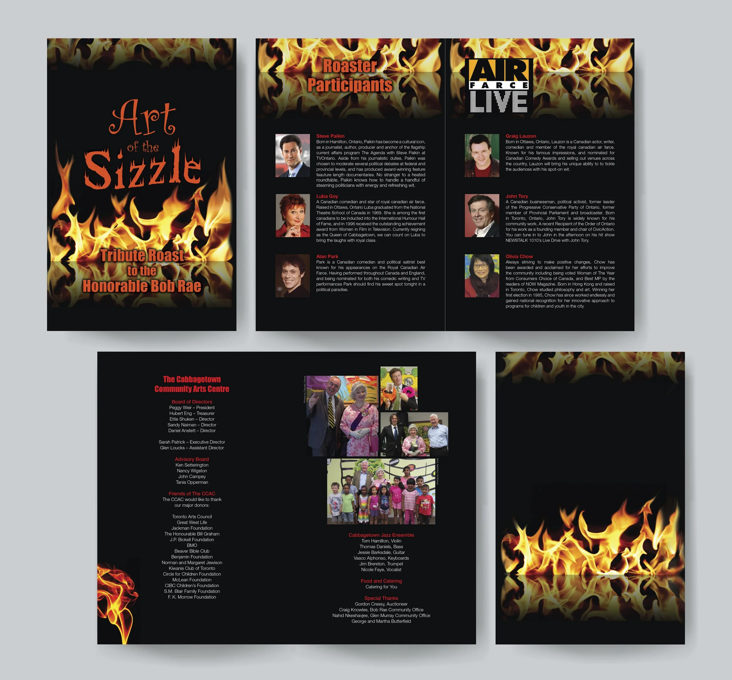 Event Program and Fundraiser Event Photography