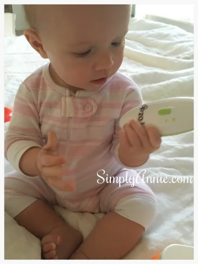 I usually have to wrangle it out of her little hands