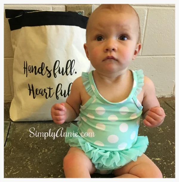 All ready for swim lessons!