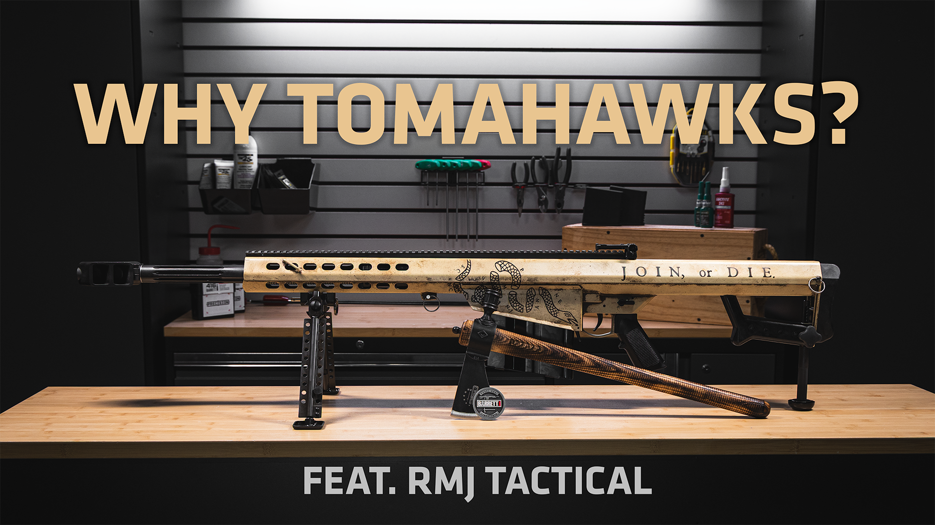 America's 250th Edition Rifle and Tomahawk Collaboration Barrett x RMJ