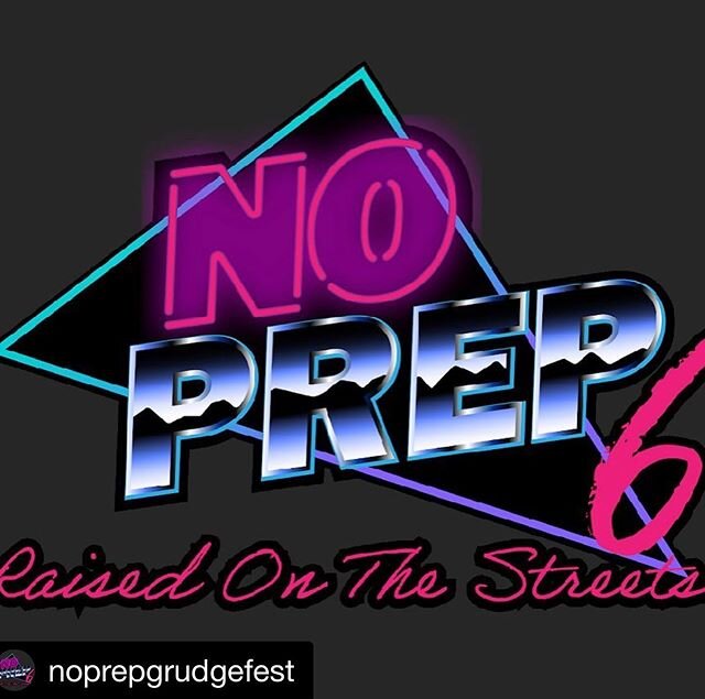 Thanks @noprepgrudgefest for reaching out to us to do a bit of a logo revision for the event this year!