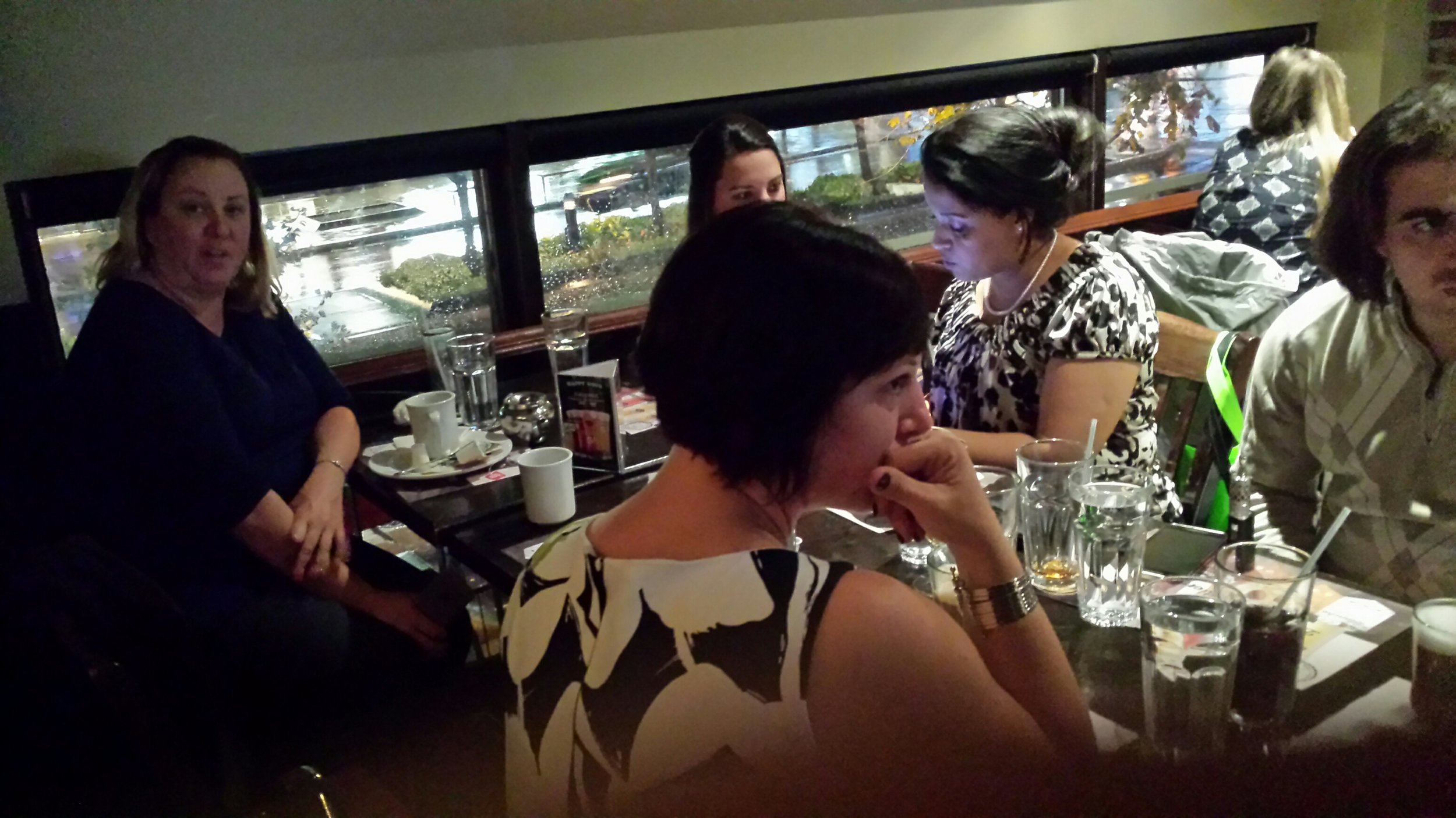 HQP networking at Les Trois Brasseurs