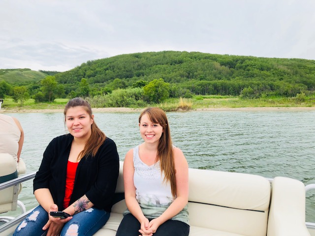 Morning Star Lodge staff at Pasqua Lake.