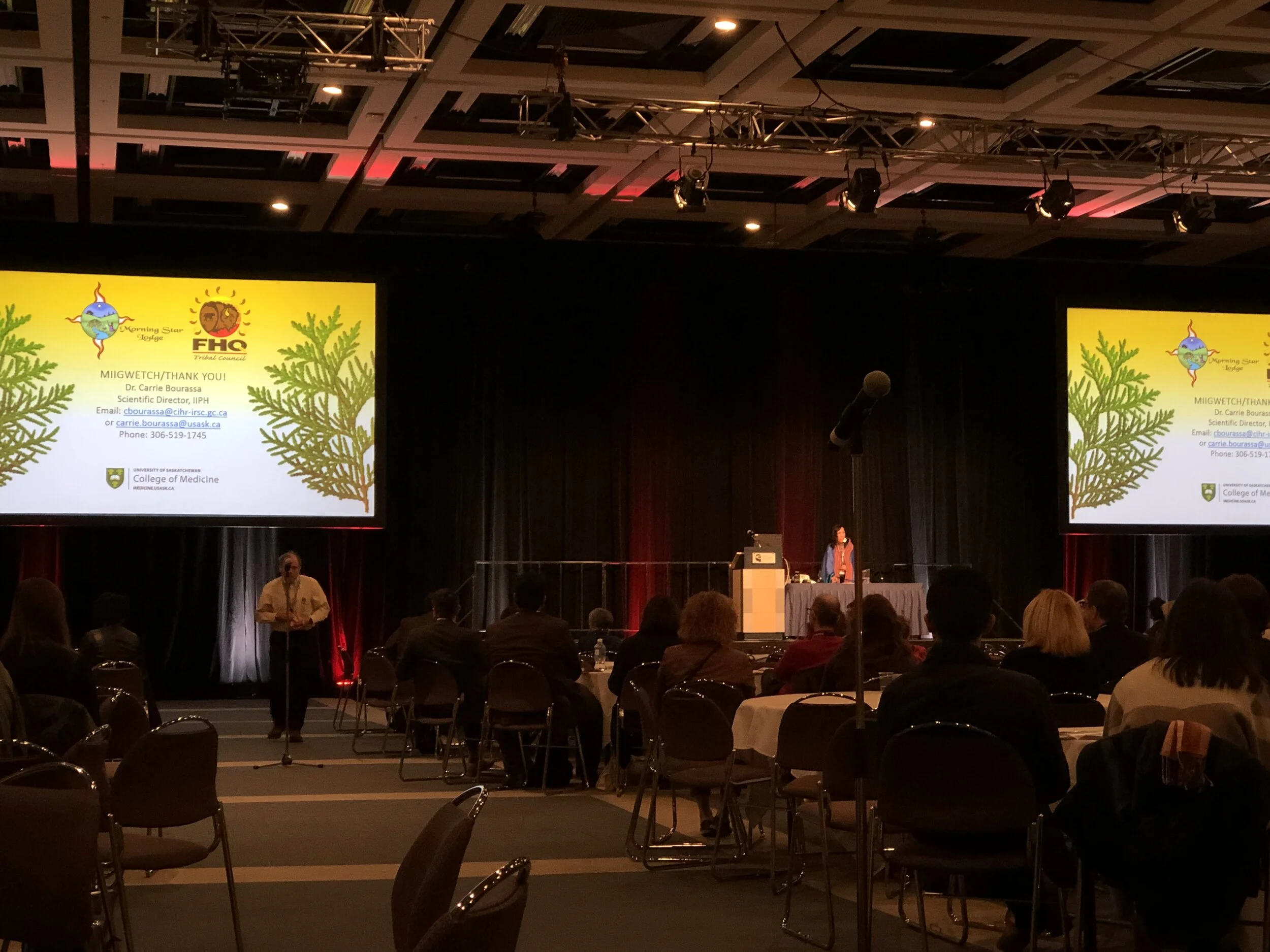 Dr. Carrie presenting on Indigenous Health Research at the 10th Canadian Conference on Dementia.
