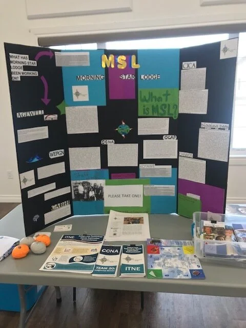 Morning Star Lodge’s Wellness Day Booth.
