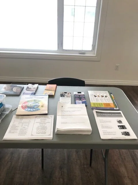 Materials that Morning Star Lodge distributed to community members.